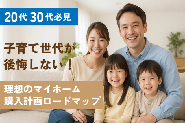 【20代・30代必見】子育て世代が後悔しない！理想のマイホーム購入計画ロードマップ