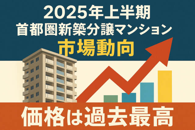 首都圏マンション市場: 2025年上半期動向と価格高騰